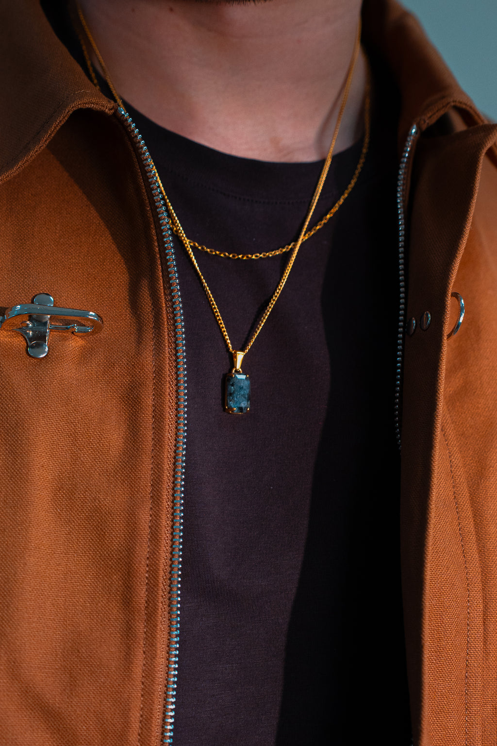 Spectrolite Pendant - Gold