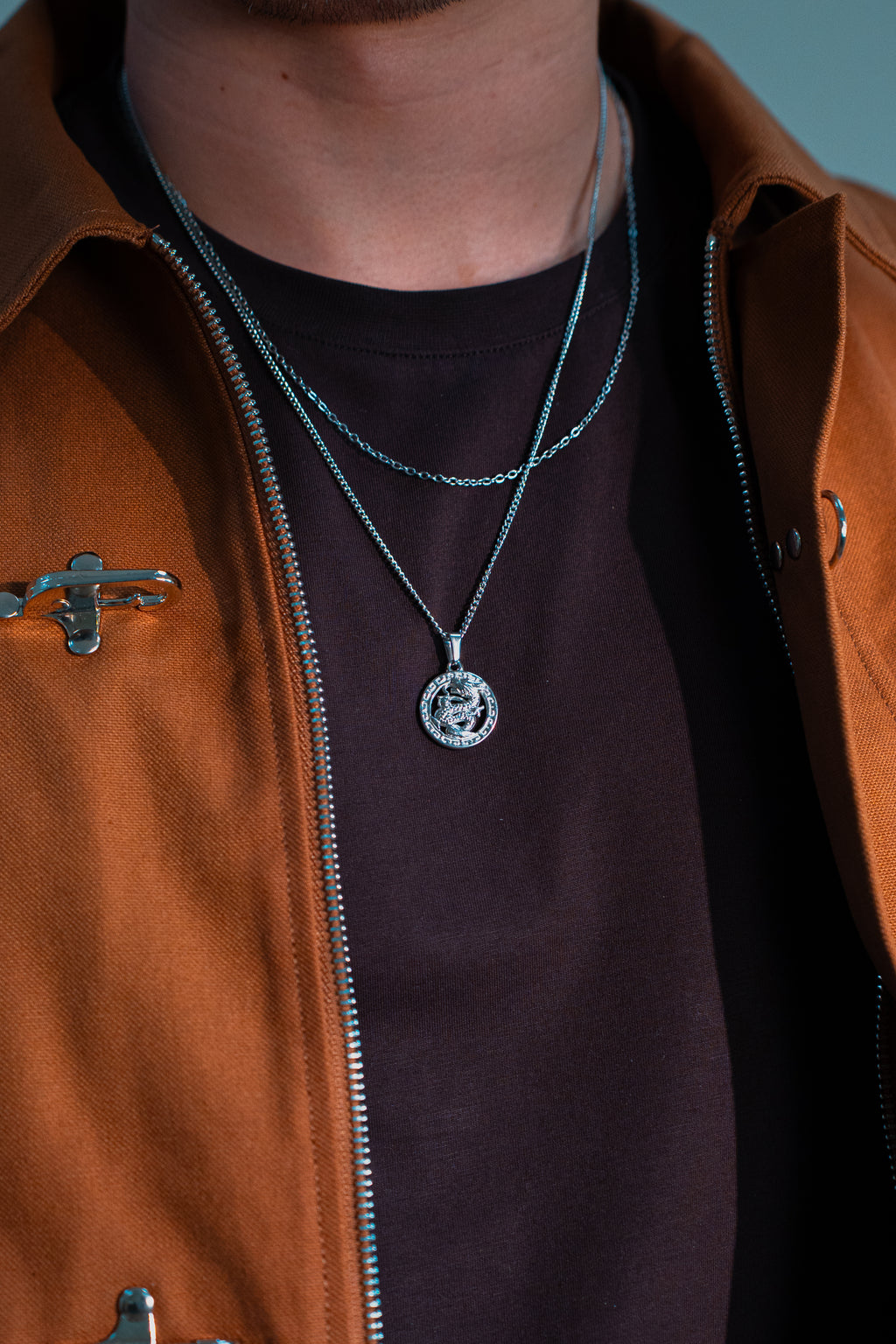 Dragon Pendant - Silver