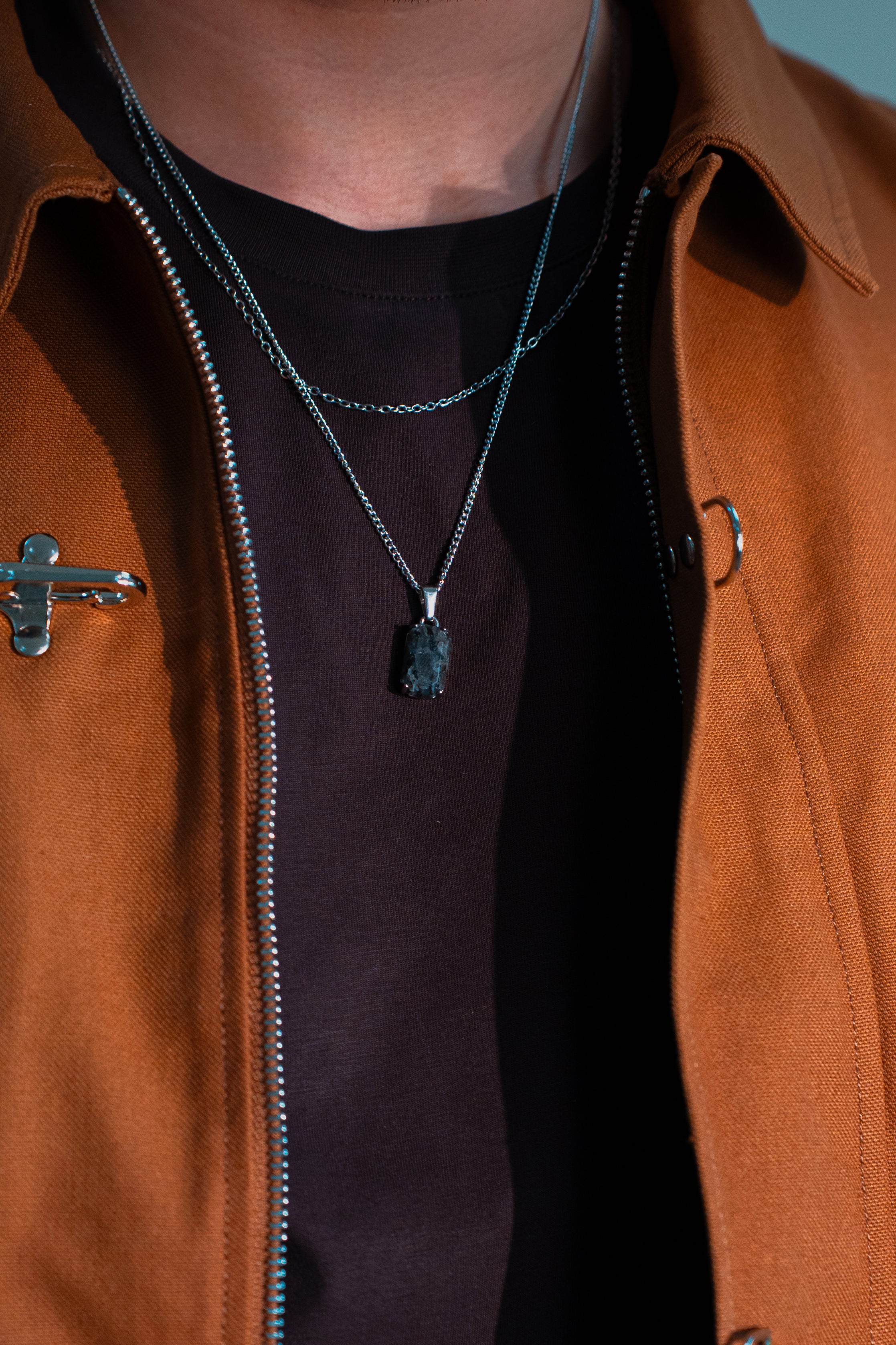 Spectrolite Pendant - Silver