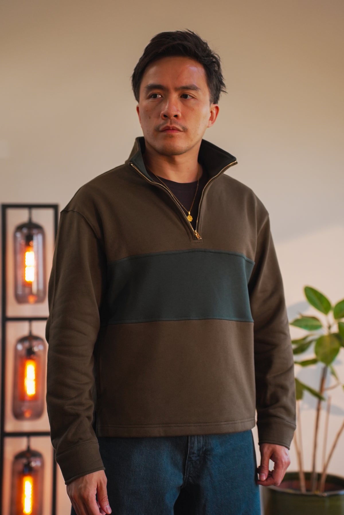 Straight Hem Quarter-Zip