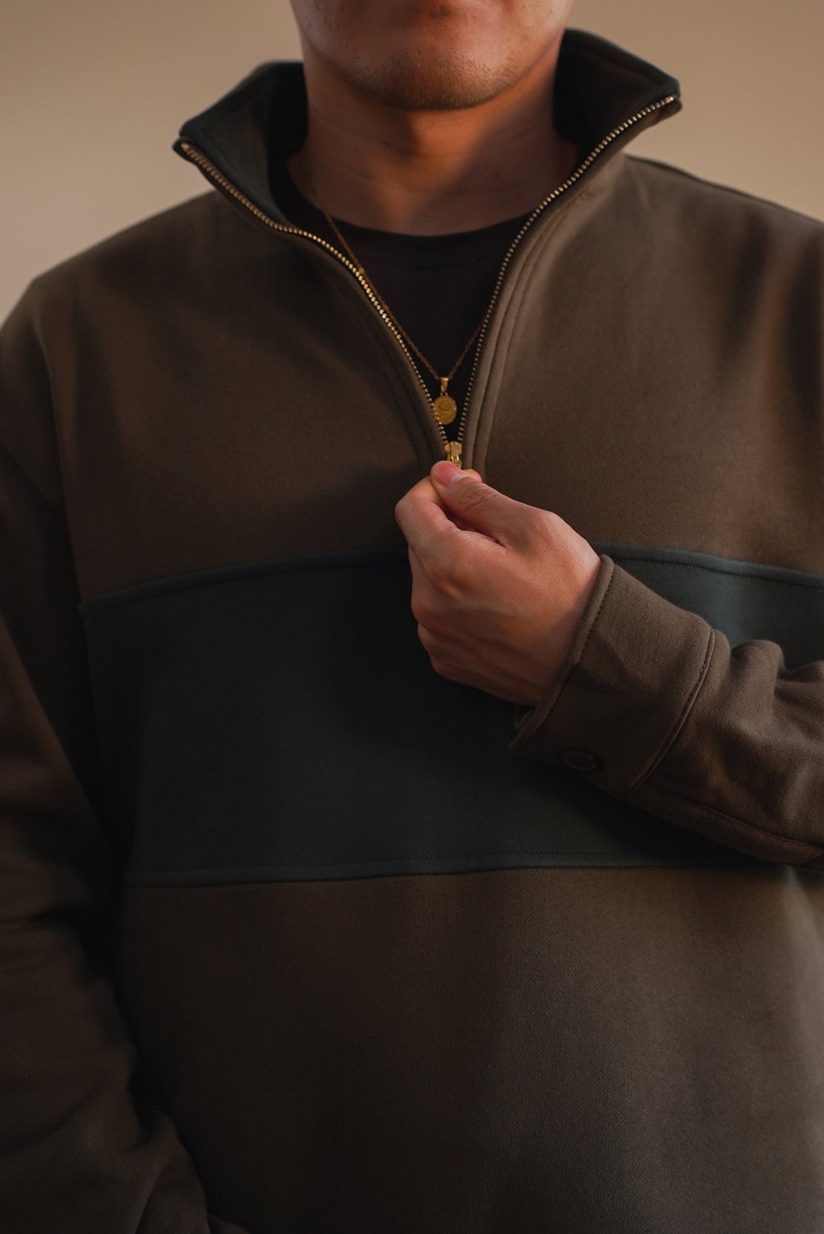 Straight Hem Quarter-Zip