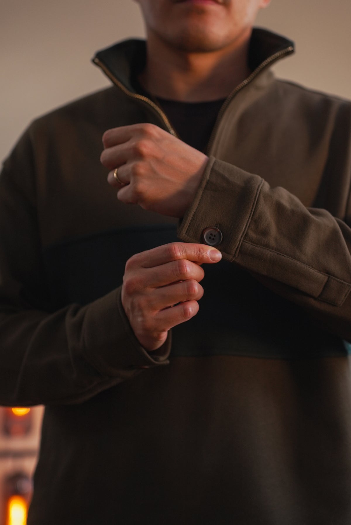 Straight Hem Quarter-Zip