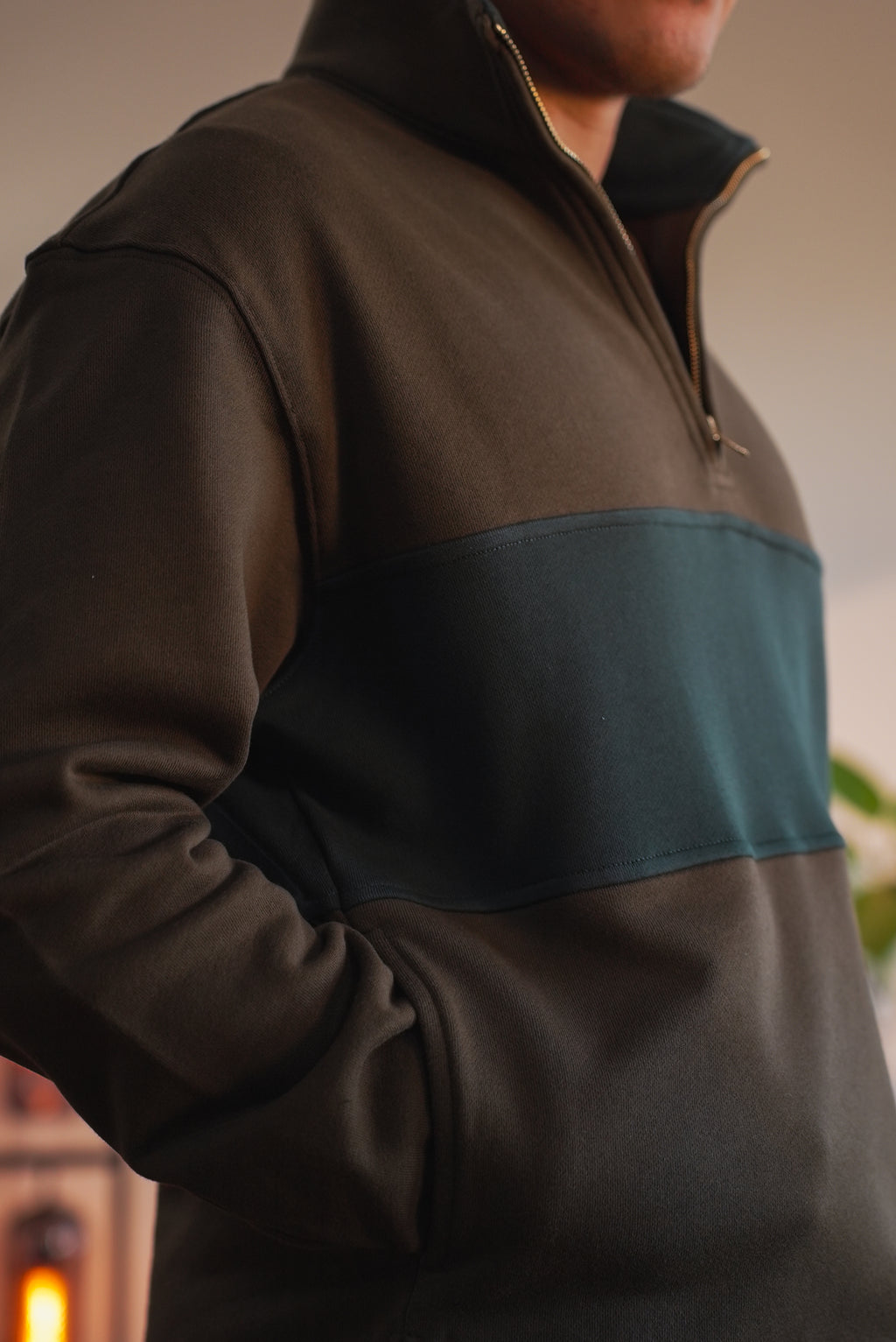 Straight Hem Quarter-Zip