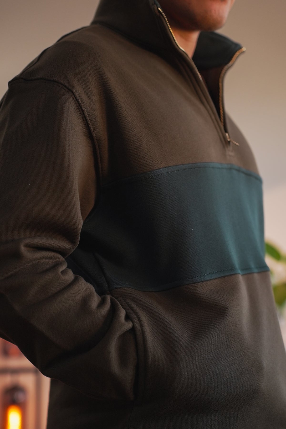 Straight Hem Quarter-Zip