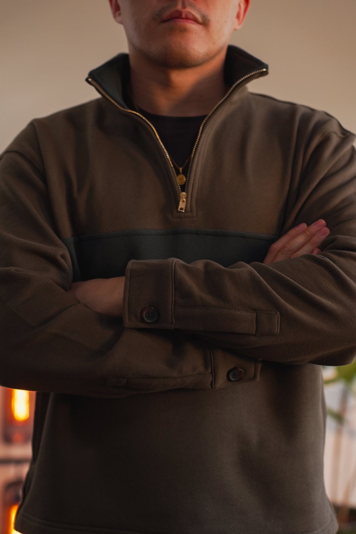 Straight Hem Quarter-Zip