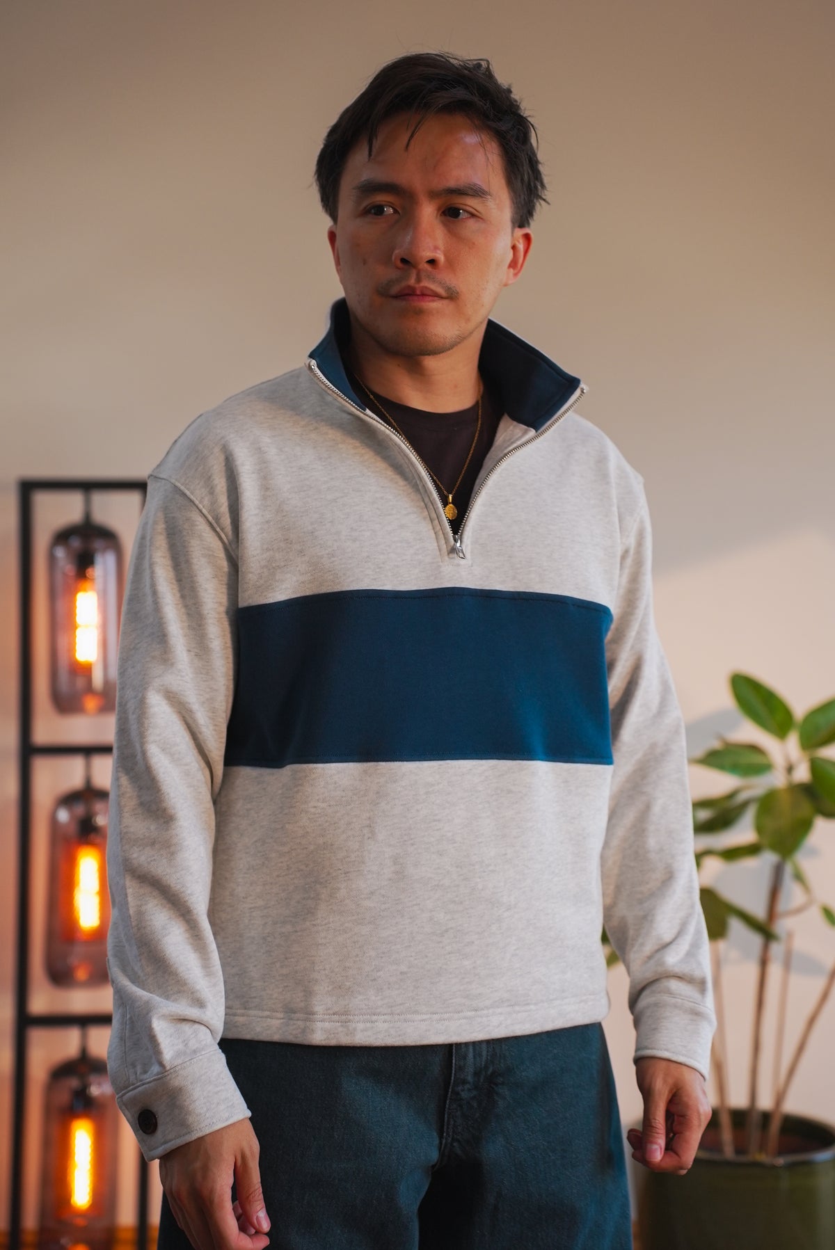 Straight Hem Quarter-Zip