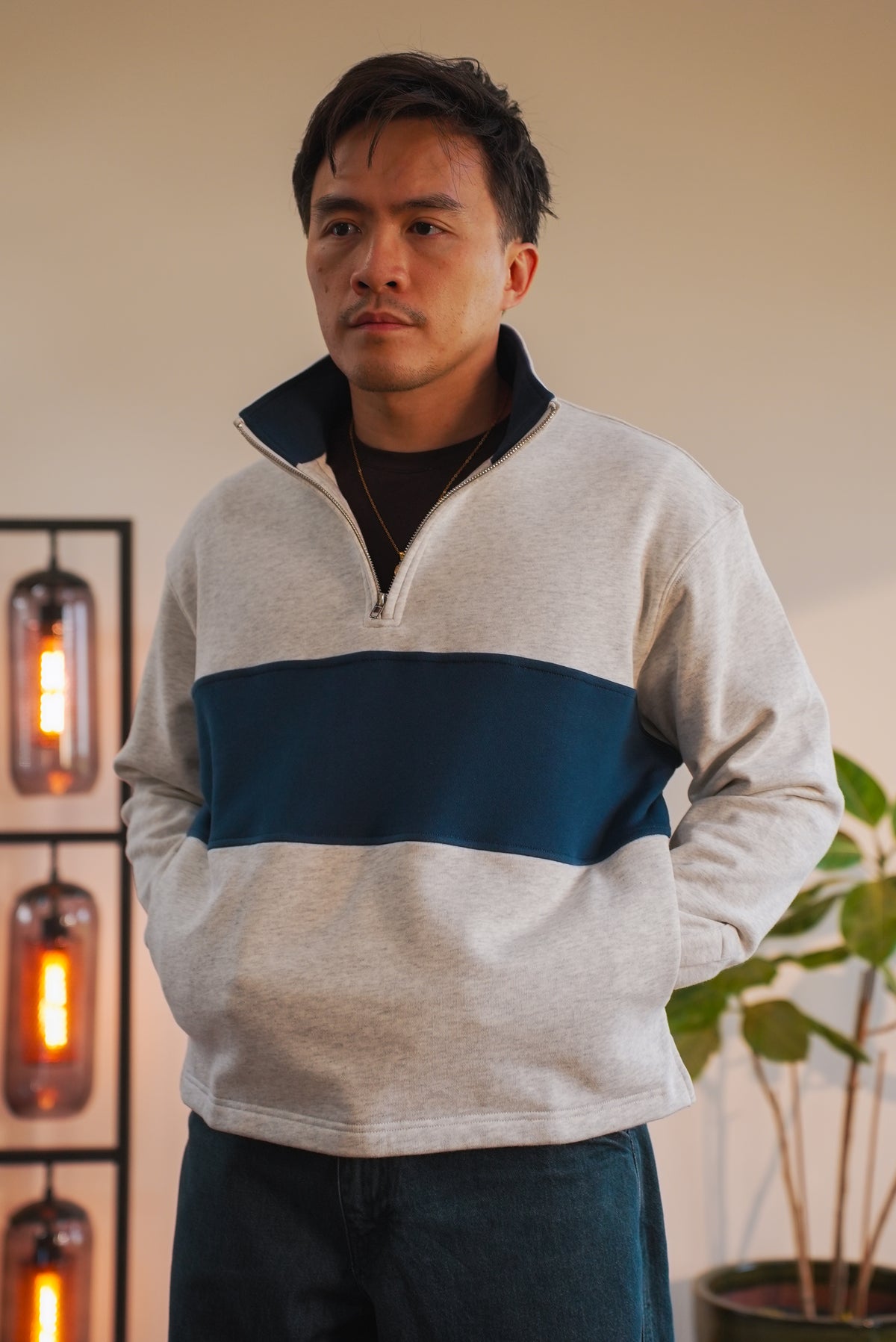 Straight Hem Quarter-Zip