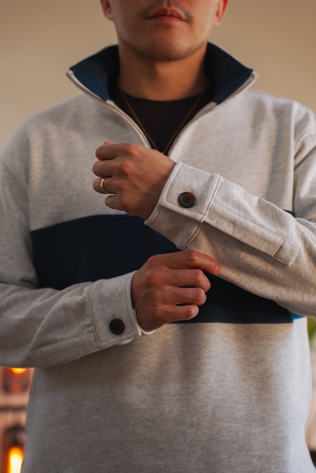 Straight Hem Quarter-Zip