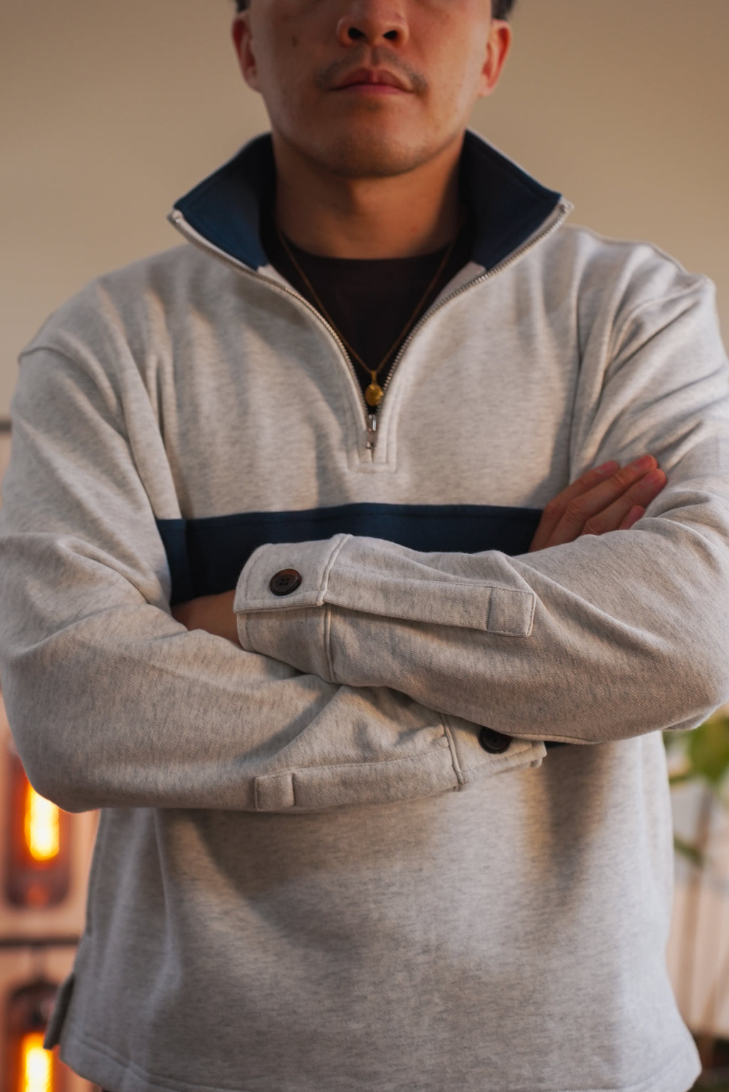 Straight Hem Quarter-Zip
