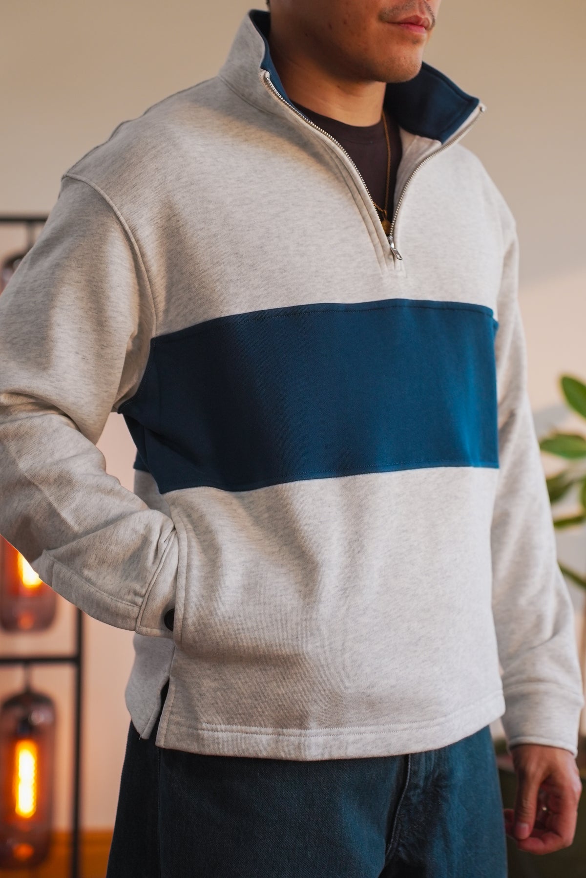 Straight Hem Quarter-Zip