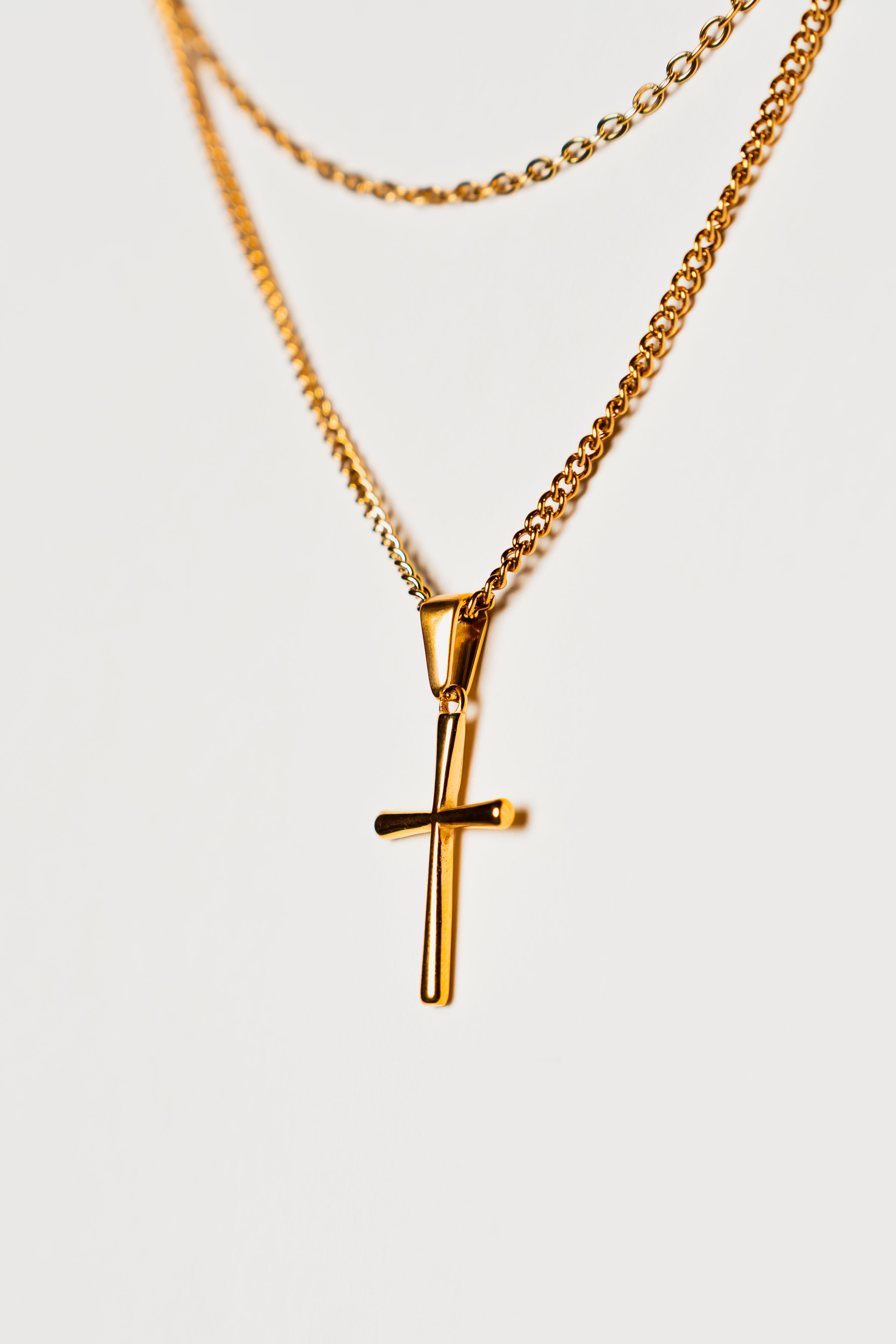 Cross Pendant - Gold