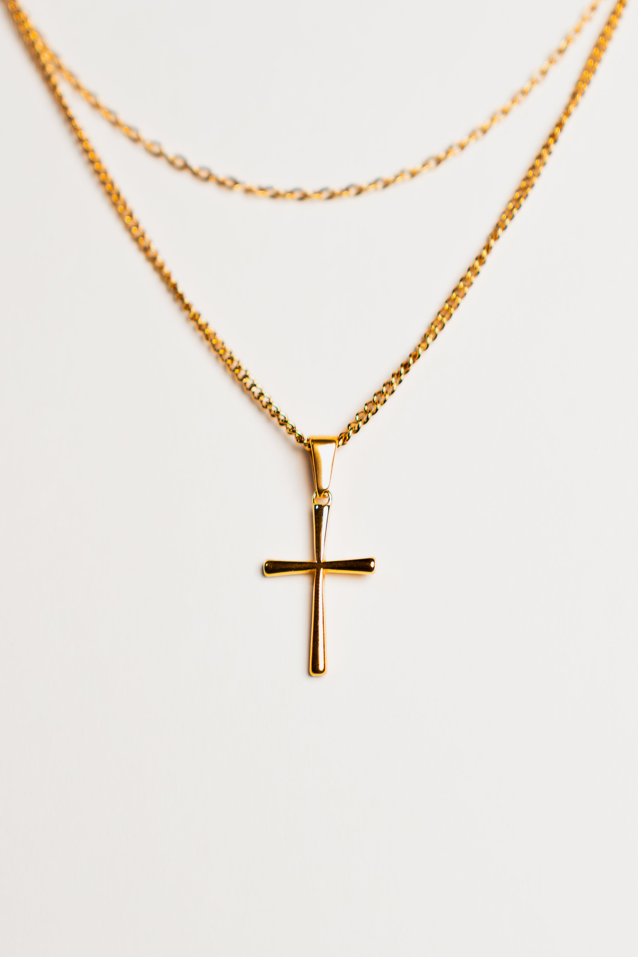 Cross Pendant - Gold