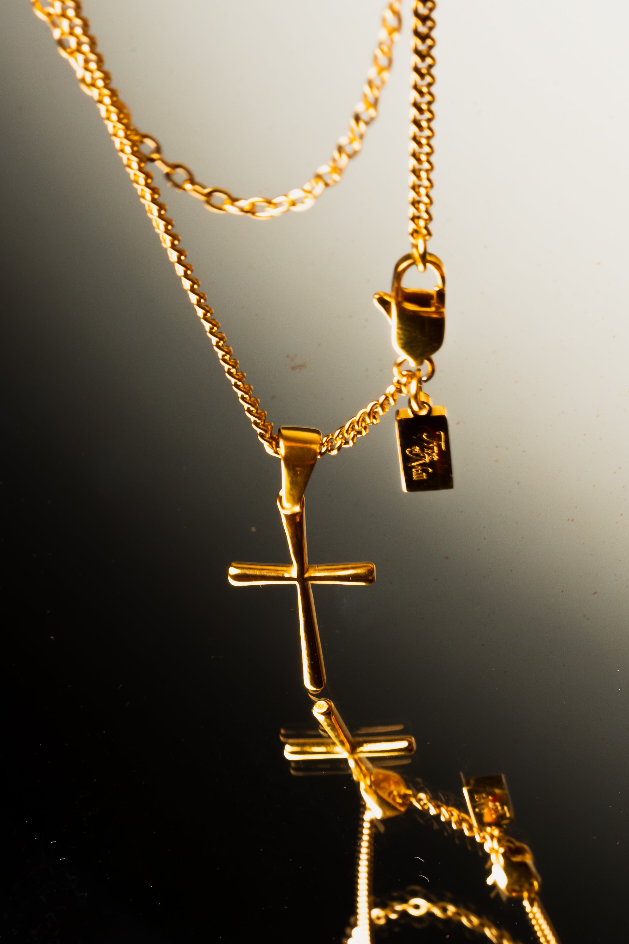 Cross Pendant - Gold