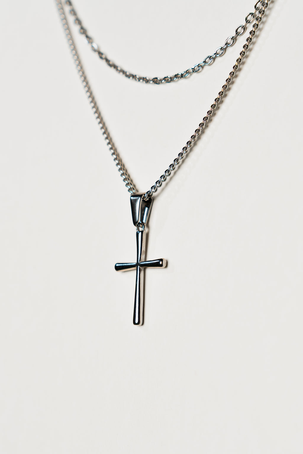 Cross Pendant - Silver