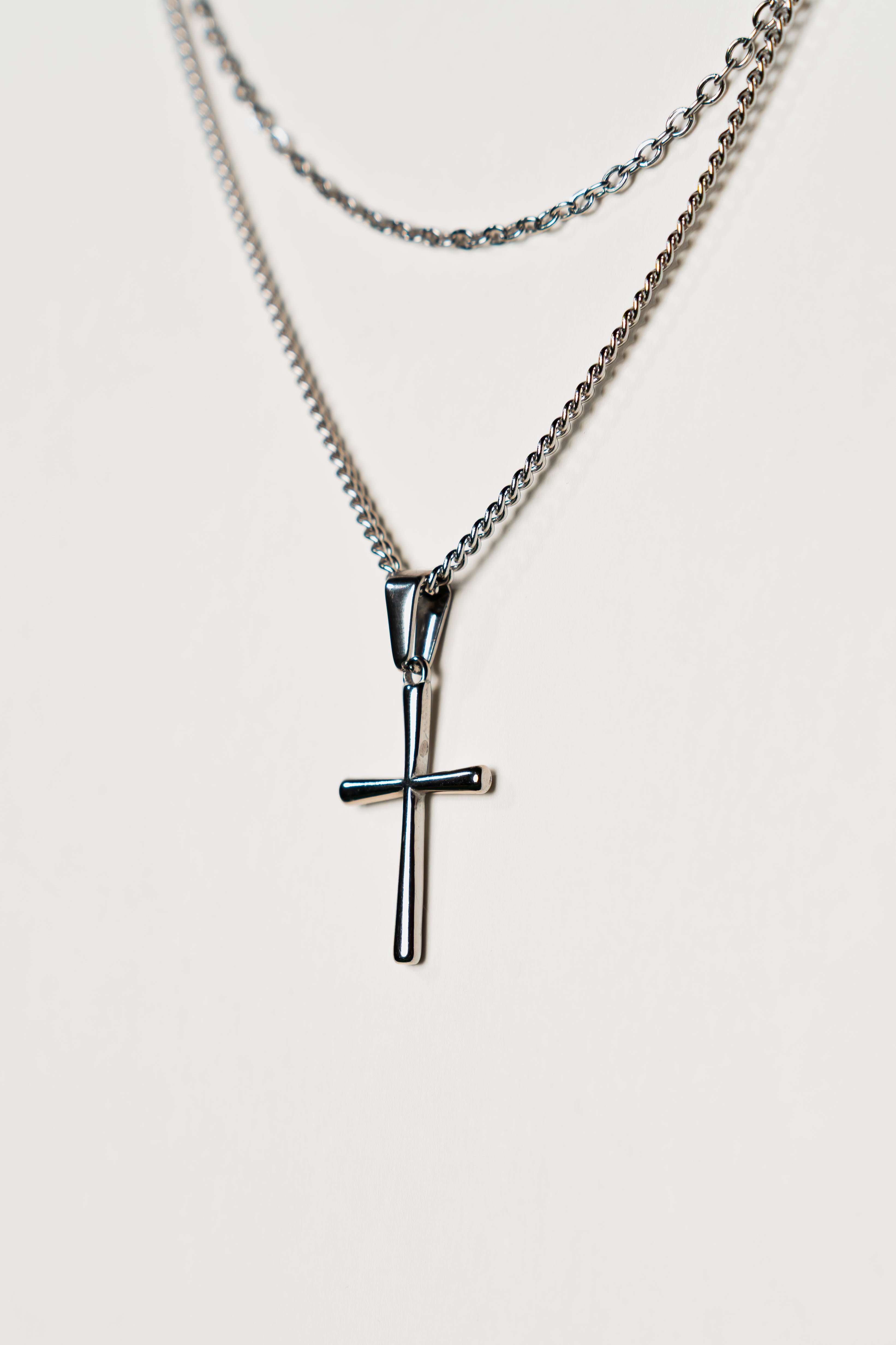 Cross Pendant - Silver