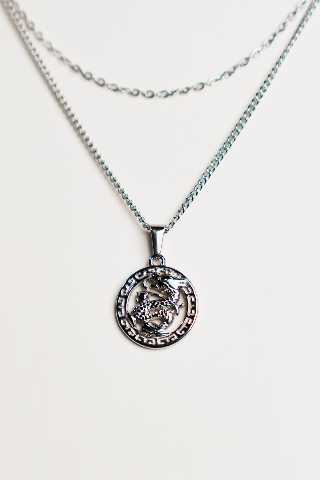 Dragon Pendant - Silver