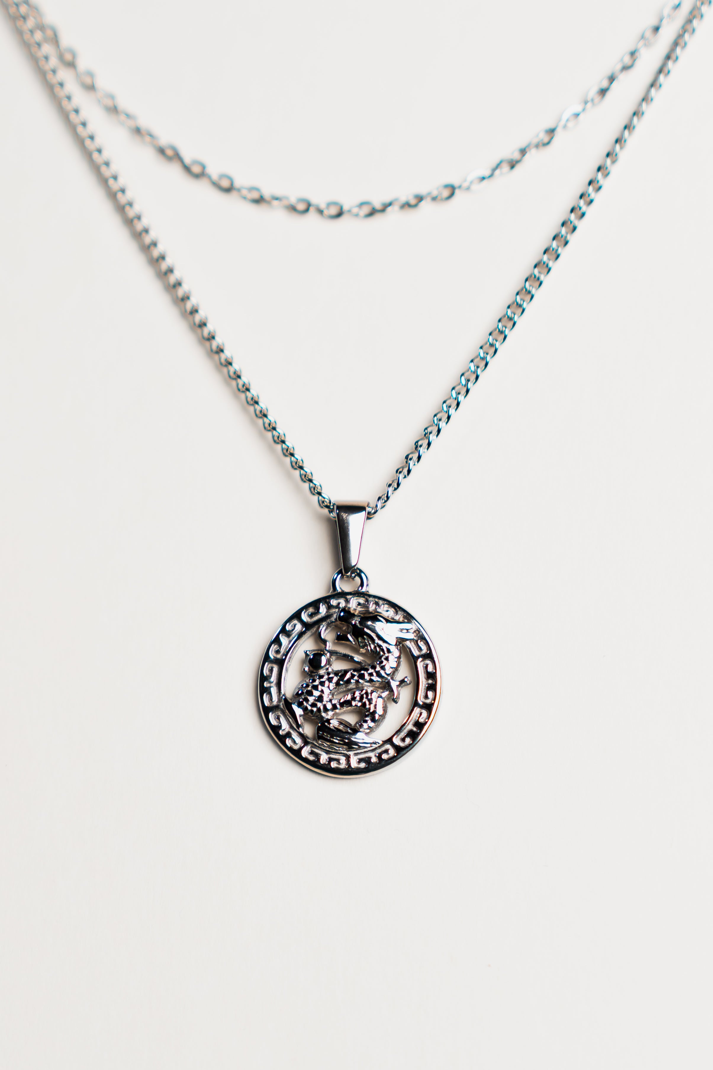 Dragon Pendant - Silver