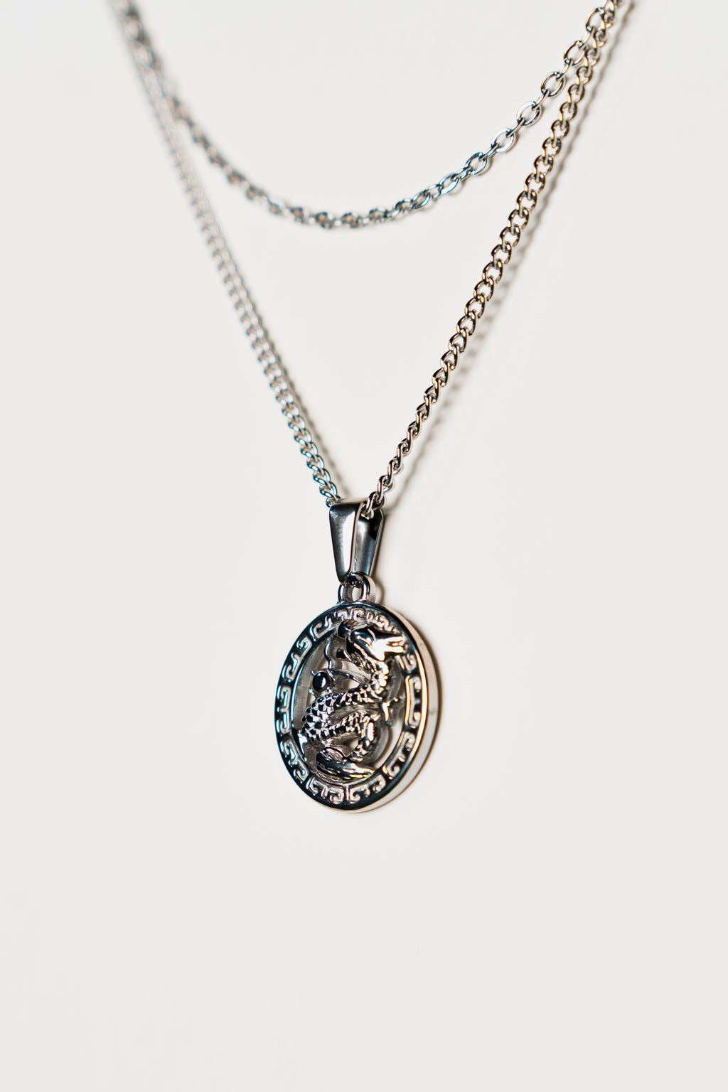 Dragon Pendant - Silver