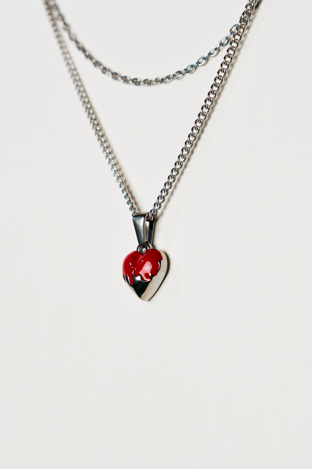 Heart Pendant - Silver